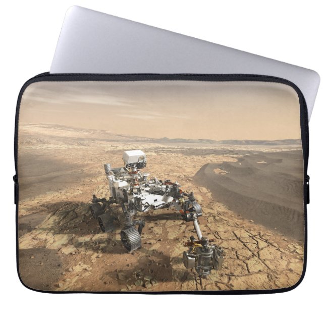 Mars 2020 Rover On The Surface Of Mars. Laptop Sleeve (Front)