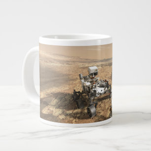 Mars 2020 Rover On The Surface Of Mars. Large Coffee Mug
