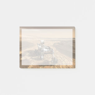 Mars 2020 Rover On The Surface Of Mars. Post-it Notes