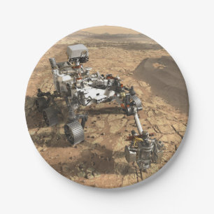 Mars 2020 Rover Paper Plate