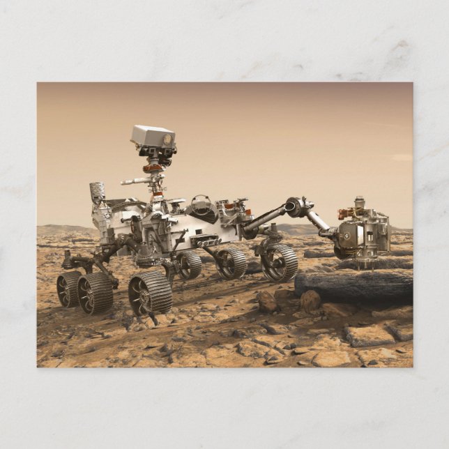 Mars 2020 Rover Postcard (Front)