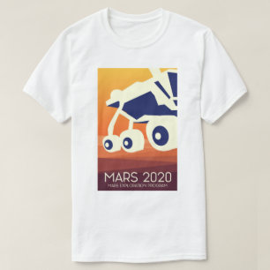 Mars 2020 Rover Space Art T-Shirt