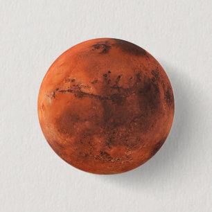 Mars 3 Cm Round Badge