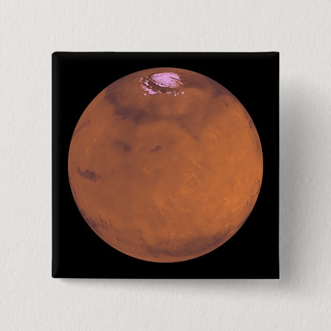Mars 5 15 cm square badge (Front)