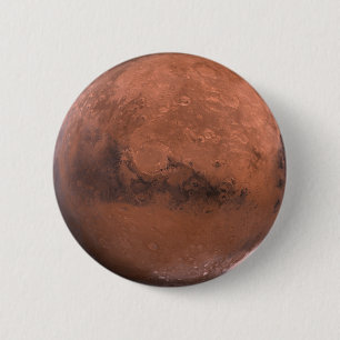 Mars 6 Cm Round Badge