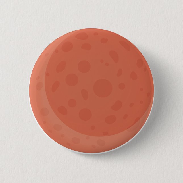 Mars 6 Cm Round Badge (Front)