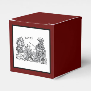 Mars Ares God of War Greco Roman Chariot Cartoon Favour Box