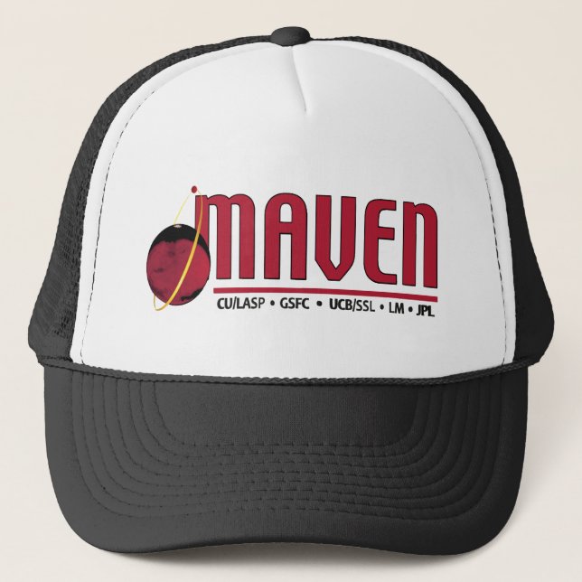 Mars Atmosphere and Volatile EvolutioN (MAVEN) Trucker Hat (Front)