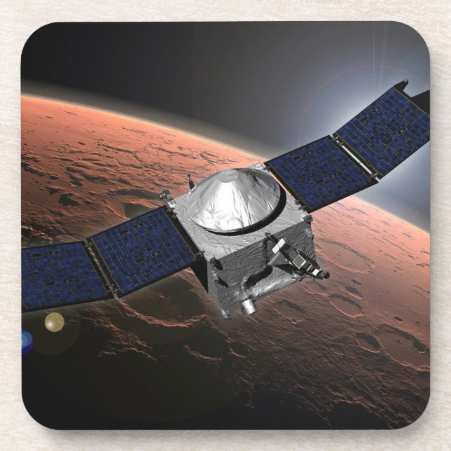 Mars Atmosphere And Volatile Evolution Mission. Coaster (Front)