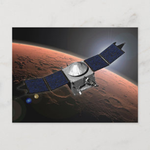 Mars Atmosphere And Volatile Evolution Mission. Postcard