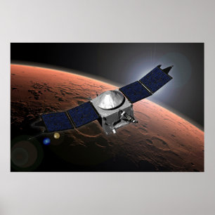 Mars Atmosphere And Volatile Evolution Mission. Poster