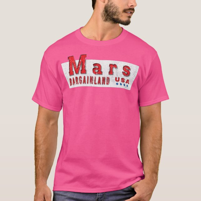 Mars Bargainland USA T-Shirt - New Bedford, MA (Front)