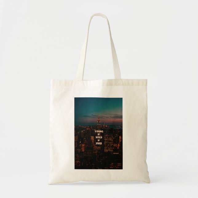 Mars Bruno Typography Tote Bag (Front)