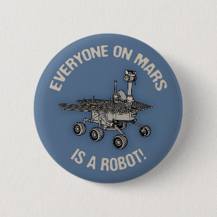 Mars Census 6 Cm Round Badge