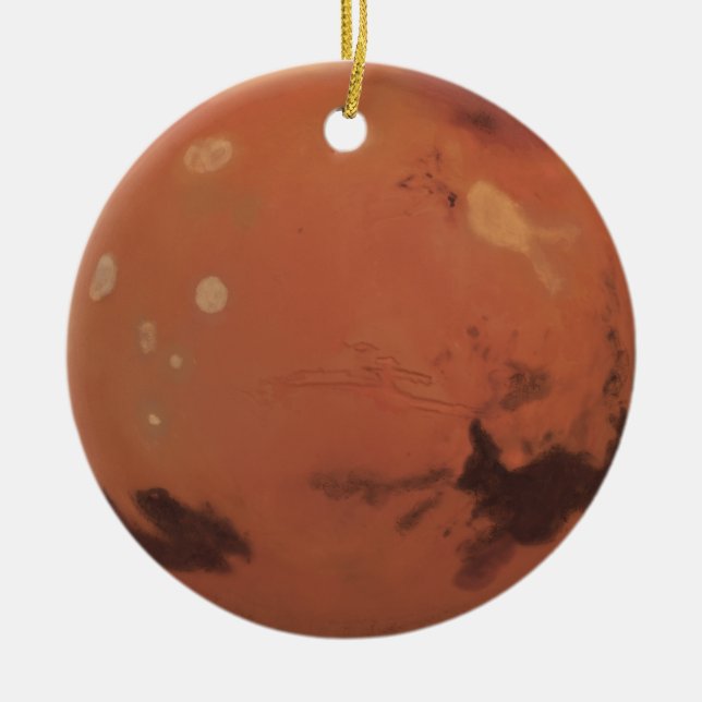 Mars Ceramic Tree Decoration (Front)