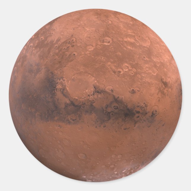 Mars Classic Round Sticker (Front)
