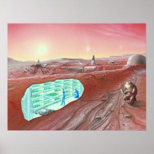 Mars Colony Poster