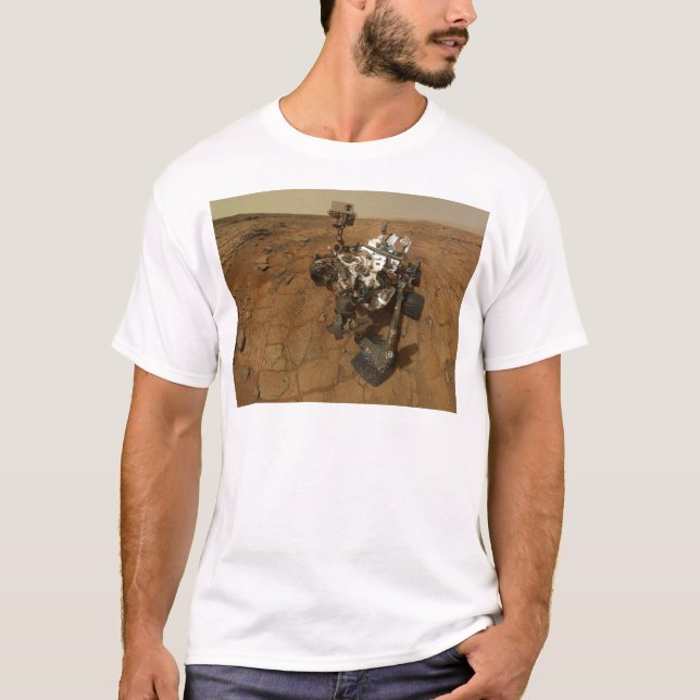 Mars Curiosity Self Portrait T-Shirt (Front)