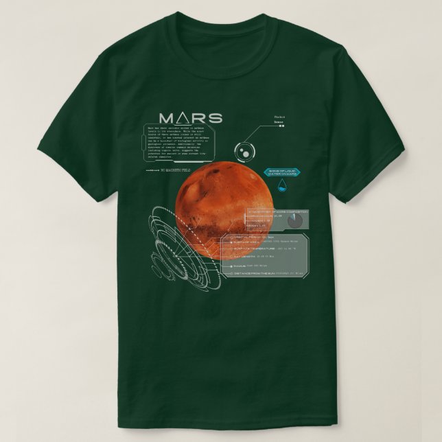 Mars Diagram T-Shirt (Design Front)