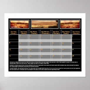 Mar's Dust Storm Poster