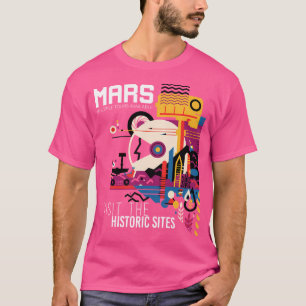 Mars Expedition Historical Sites - Exoplanet Trave T-Shirt