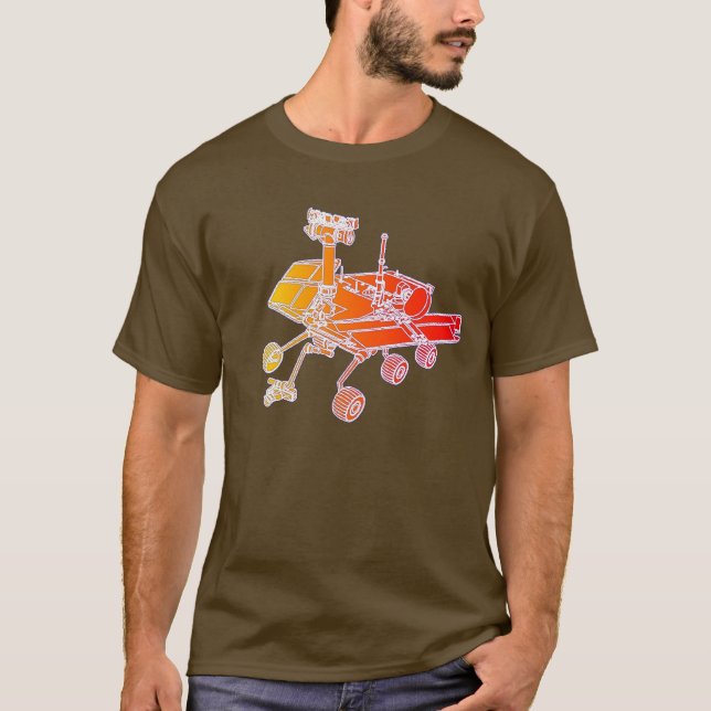 Mars Exploration Rover (gradient) T-Shirt (Front)