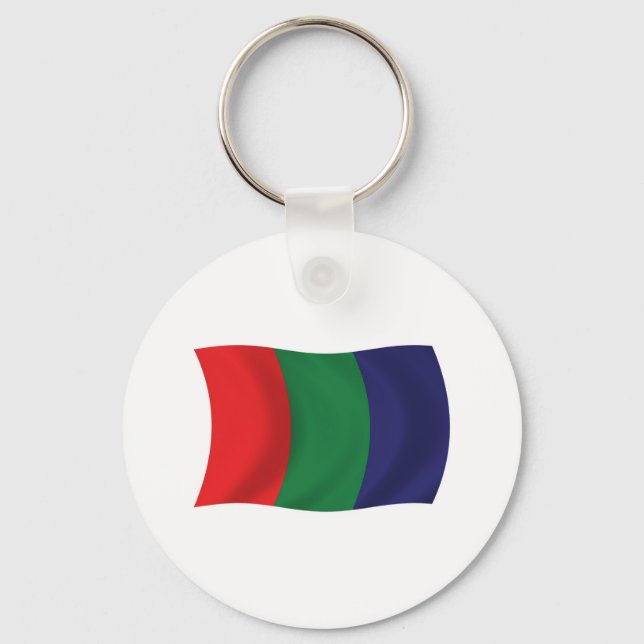 Mars Flag Keychain (Front)