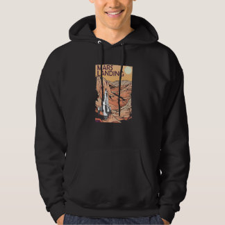 Mars Landing Astronaut Space Hoodie
