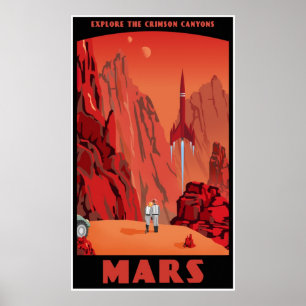 Mars: large version poster