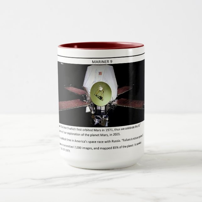 Mars Mariner 9 Mug (Center)