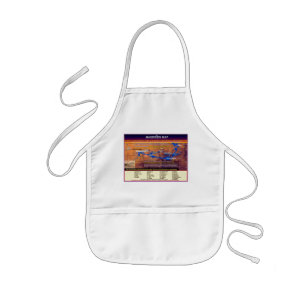 Mars Marineris Map Kids Apron
