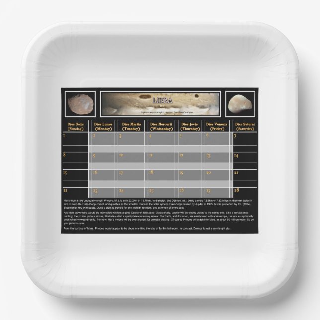 Mar's Moons Paper Plate (Front)