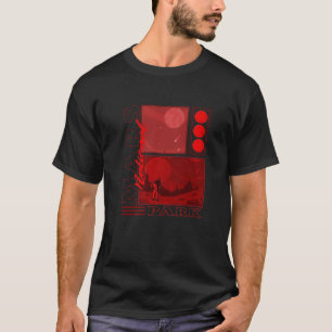 Mars National Park Red Planet Moon Astronaut Astro T-Shirt