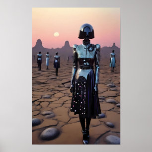 Mars Needs Cyborg Women Poster