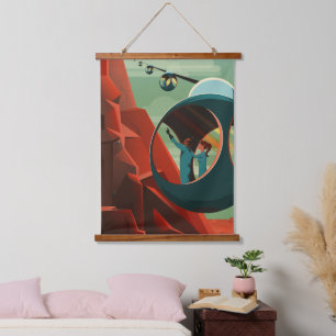 Mars Olympus Mons Highest Volcano Solar System Hanging Tapestry