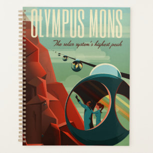 Mars Olympus Mons Highest Volcano Solar System Planner