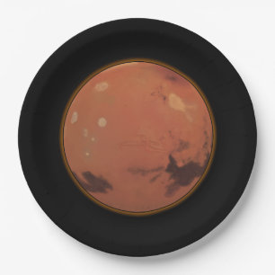 Mars Paper Plate
