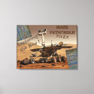Mars Pathfinder Rover Stretched Canvas Print