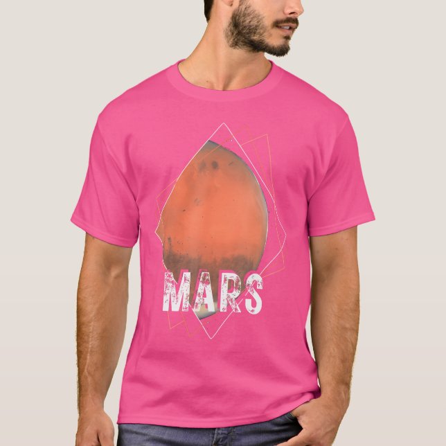 Mars Planet Solar System Space Astronomy T-Shirt (Front)
