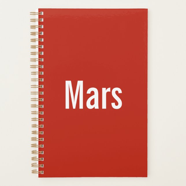 Mars Planner  (Front)