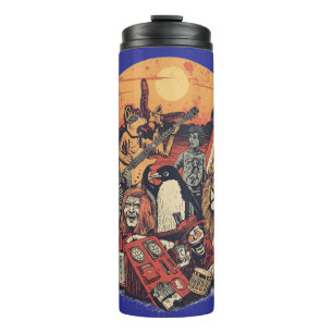 Mars Pop Party Animals – Fun Music & Space Culture Thermal Tumbler
