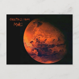 Mars Postcard