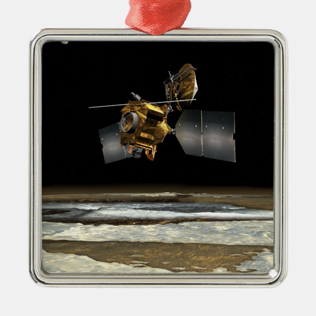 Mars Reconnaissance Orbiter 2 Metal Tree Decoration (Front)