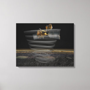 Mars Reconnaissance Orbiter's Radar at Work Canvas Print