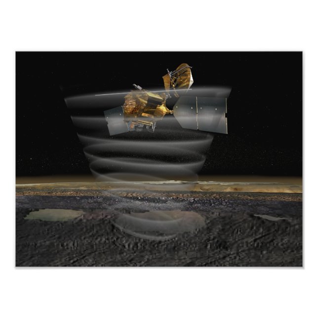Mars Reconnaissance Orbiter's Radar at Work Photo Print (Front)