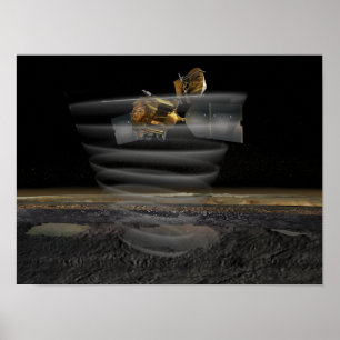 Mars Reconnaissance Orbiter's Radar at Work Poster