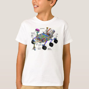 Mars Rover Diagram of Parts, Science T-shirt