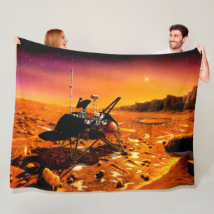 MARS ROVER FLEECE BLANKET