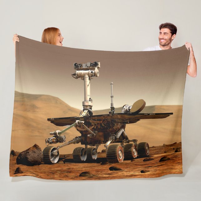 MARS ROVER FLEECE BLANKET (In Situ)