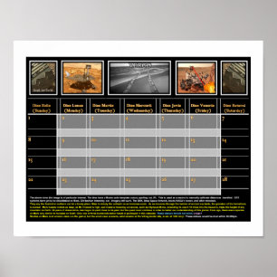 Mars Rover & Morse Code Poster